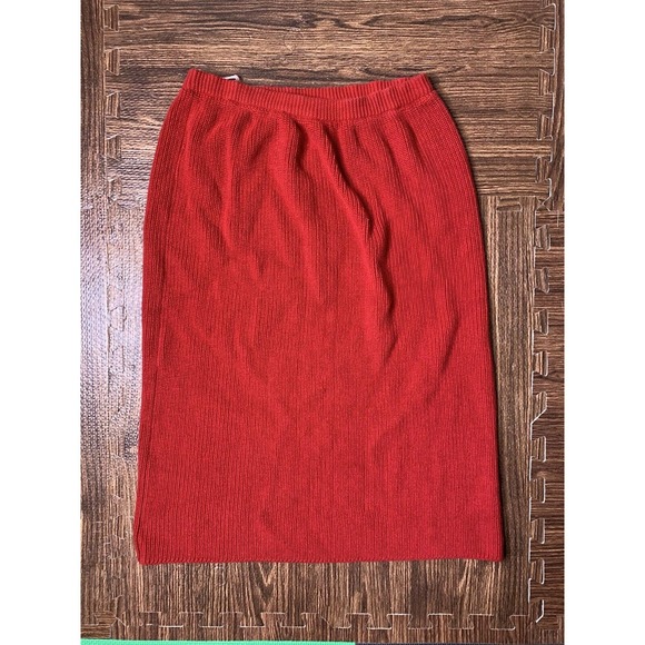 Vintage Knit Sweater Mini Skirt renee tener for jeanne pierre M Fall Winter - Picture 1 of 5